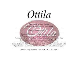 Meaning Of The German Female Name Ottila Is Famous Warrior Local Origin Of Name German From The Name Ottila Ottilia Famous Warriors Female Names Meant To Be