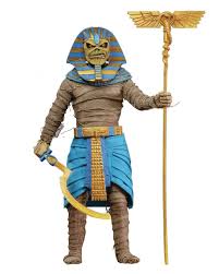 Iron maiden somewhere in time eddie mask. Iron Maiden Pharaoh Eddie Retro Action Figure Karneval Universe