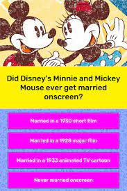 Read on for some hilarious trivia questions that will make your brain and your funny bone work overtime. Did Disney S Minnie And Mickey Mouse Trivia Questions Quizzclub