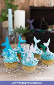Rezept Fur Meerjungfrauen Cupcakes Madame Dessert Meerjungfrau Geburtstagstorten Cupcakes Meerjungfrau Kuchen