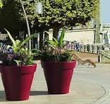 Poetic Set de 3 Pots de fleurs Blanc 88,2 x 61,3 x 50 cm ...