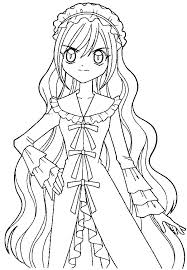 Free printable witch coloring pages for kids. Pin By Coloringsky On Anime Coloring Pages Coloring Pages For Girls Cute Coloring Pages Halloween Coloring Pages