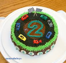 Easy Birthday Cakes For 10 Year Old Boy Race Car Birthday Cake Instructions Mom Vs The Boys Birthday Cake For Husband Cake For Husband Race Car Cakes