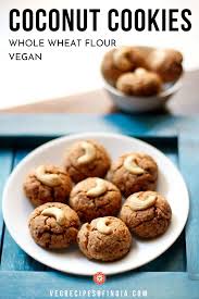 Eggless Coconut Cookies In 2020 Coconut Cookies Coconut Cookies Recipes Coconut Biscuits