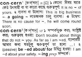 In the u.s., the legislative, executive, and judicial). English To Bangla Meaning Of Concern Bdword Com