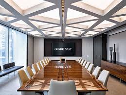 Client Conde Nast New York Ny Usa Prescripteur Gensler Architecte Produit Mirodal Acou Conference Room Design Office Ceiling Design Meeting Room Design