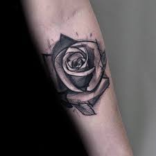 The clarity of the black lines such as the leaves supporting each flower is only surpassed by the clean gray shading and small. 80 Black Rose Tattoos And Design With Meanings
