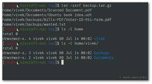 Extract Tar Gz File In Linux Or Unix Using Tar Nixcraft