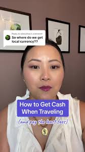 Replying to @alexa/kay Here are my tips and things not to do when getting  cash while traveling: 🚫Don’t get cash from your home bank or airport  kiosks 🚫Don’t use a debit card that charges you fees. ...