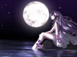 Available for hd, 4k, 5k desktops and mobile phones. Anime Lonely Moon Wallpapers Wallpaper Cave
