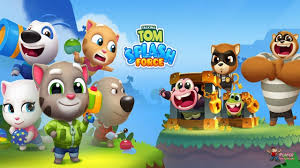 Talking Tom Splash Force Android Gameplay Ep1 Walkthrough Talking Tom Water Balloons Toms