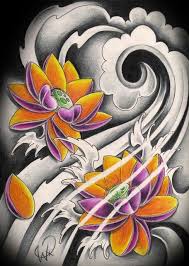 Jual buku tato gambar sketsa design tattoo book art. Gambar Tato Bunga Teratai