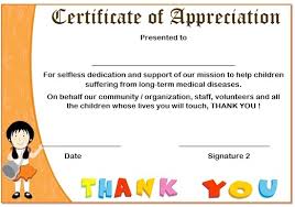 These thank you sample letters can be utilized in your church for donations, attending special events or services etc. 10 Elegant Certificate Of Appreciation For Donation Templates Free Download Word Documents Demplates