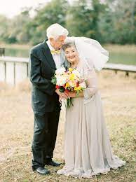 A Love Story 63 Years In The Making Older Bride Happy Old People Happy Old Man