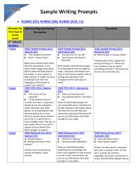 5th grade opinion writing prompt. Sample Prompts Ls080315