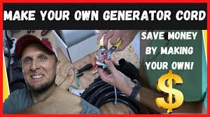 Jul 07, 2020 · 10 ft. How To Make A 50 Amp Generator Cord Build Your Own Generator Cable Youtube