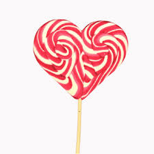 Red swirly lollipops 24pc 10.15oz net wt. Lollipop Heart Xxl Schwandtner