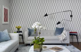 This Manhattan Apartment Will Make You Fall In Love With Wallpaper All Over Again Grey Home Decor Home Decor Living Decor