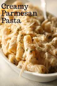 Pin By Kate S Attic On Yummy Creamy Pasta Recipes Pasta Side Dishes Parmesan Pasta