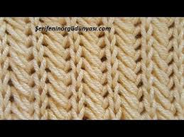 3 5 Numara Sis Ile Orta Kalinlikta Ip Ile Yapilan Yalanci Bugday Orgu Modeli Her Orgu Modelin De Kullanildigi Gibi E Orgu Baby Knitting Patterns Orgu Motifleri