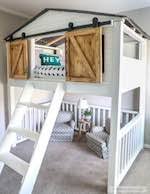 This is a very simple modification of my 2x4 bunk bed plans. Free Loft Bed Plans Woodworking Plans And Information At Woodworkersworkshop