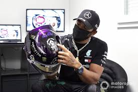 Check out helmet on ebay. Hamilton Warned Of Consequences Over Kaepernick F1 Helmet Plan