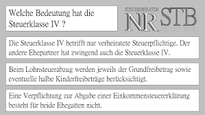 Wann sollte man steuerklasse 4 nehmen.? Bedeutung Steuerklasse Iv