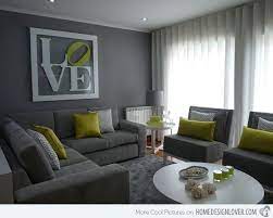 Green reminds of natural world around us, and it's perfect if you want to create a fall or a spring mood. 15 Lovely Grey And Green Living Rooms Home Design Lover Living Room Green Living Room Grey Living Room Inspiration