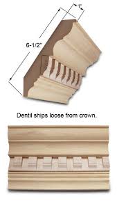 Dentil Crown Molding Gives An Elegant Look To Any Room Or Cabinet Crown Molding Shop Moldings And Trim Cabinet Molding Dentil Moulding