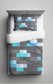 Mining for things like diamonds in minecraft can be a lengthy endeavor,. Diamond Minecraft Bedding Minecraft Room Decor Minecraft Bedroom Decor Minecraft Room