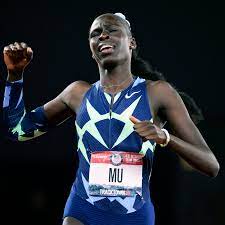 Record, breaking a mark set by ajee wilson. Athing Mu Easily Wins The 800 Meter Race The New York Times