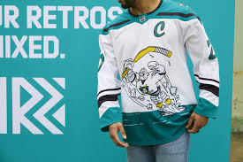 Boston bruins adizero reverse retro men's authentic blank jersey. Kings Ducks Embrace Past With Nhl S Reverse Retro Jerseys Los Angeles Times
