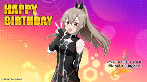 SWORD ART ONLINE Unleash Blading on X: September 4 is Eydis birthday!  Happy birthday, Eydis! To celebrate her special day, heres a festive  illustration! Also, get Diamond Cube x25 as a Birthday