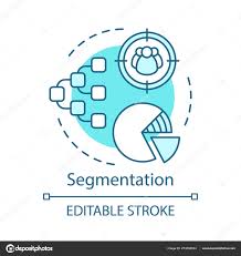 Segmentation Turquoise Concept Icon Marketing Element Pie