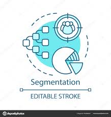 Segmentation Turquoise Concept Icon Marketing Element Pie