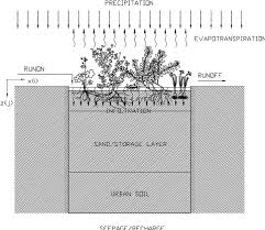 It will be the most similar to typical garden areas, depending on the individual's watering practices. Conceptual Diagram Of A Rain Garden And Associated Water Fluxes Download Scientific Diagram
