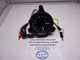 Suzuki Tachometer Scitsu 3cil 2 Stroke 0 12 000 1 Rg500 Rgb500 Tachometer