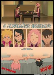 Boruto Hentai - Sarada Comemora o Aniversário de um Jeito Muito Especial