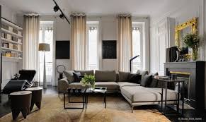Salon Contemporain Salon Contemporain Appartement Decoration Salon Canape Beige