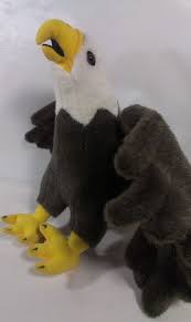 Large Huge 15 American Bald Eagle Bird Stuffed Animal Plush 20 Wingspan Eagle Bird Animals Bald Eagle