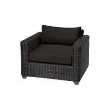 Fairfield Patio Chair With Cushions Cushion Color Black In 2020 Patio Chairs Wicker Patio Chairs Outdoor Recliner