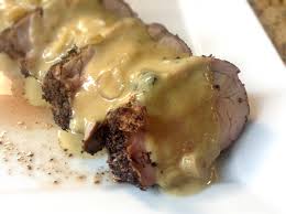 You can use water, but broth, beer, or wine will flavor your pork while it cooks, and make for a delicious sauce. Pioneer Woman Recipe For Pork Tenderloin With Mustard Cream Sauce Image Of Food Recipe