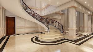 Stair Case Interior Design With Living Room 3d Model Stairway Design Spiral Stairs Staircase
