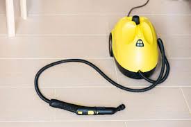 Sponge or synthetic mop and bucket with wringer or floor scrub machine with white nylon scrub pads coverage: How To Use A Steam Cleaner For Grout