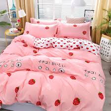 Kmart has sheets for any size of mattress. 4pcs Queen Size Bed Sheets Set Bedding Set Cotton Environmental Printing Girl Queen Bedding Set Shopee Indonesia
