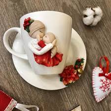 ну ну ну ну ну ну ну ну ну ну Nu Vot I Vecher Nastupil A Ya Obeshala Chajnuyu Paru Celikom A Ne Kusochek Blyudca Predstavlyayu Novi Clay Crafts Air Dry Polymer Clay Ornaments Polymer Clay Crafts