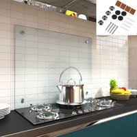 Parete Posteriore Della Cucina Paraspruzzi Specchio Paraspruzzi Per Cucina Vetro Di Protezione Da Parete 6mm Esg Trasparente 70x40cm 10003096