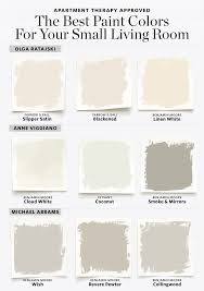 9 Paint Colors To Try If You Have A Small Living Room We Have A Big Livingroom But I Like The Neutral Small Apartment Living Room Room Paint Best Paint Colors