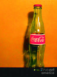 Coke coca cola ornament miniature contour bottle glass 3 polar bear 1994 set 4. Coca Cola Coke Painterly Orange Photograph By Wingsdomain Art And Photography