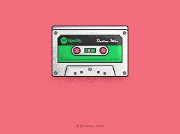 Hold a 1970s throwback party with our playlist or simply walk down memory lane. Cassette Of Spotify Music Logo Design What Is Graphic Design Spotify Logo